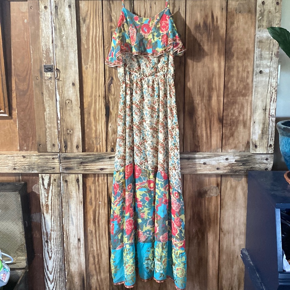 Joie long floral dress